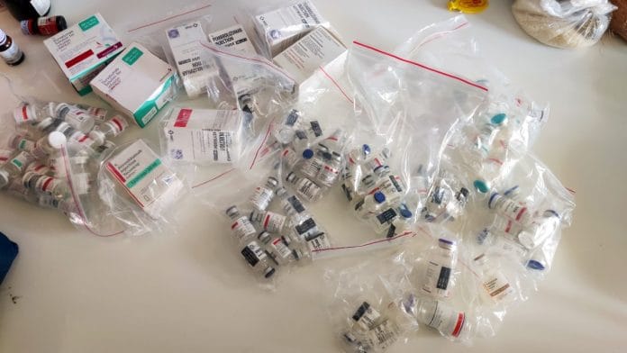 Representational | Fake drugs seized by Delhi Police Crime Branch from Moti Nagar in New Delhi on 13 March 2024 | ANI