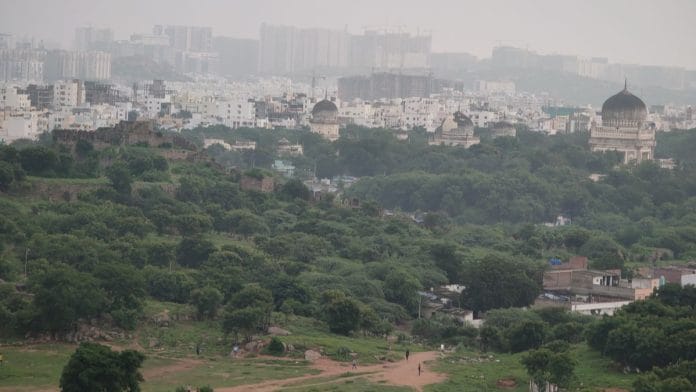 The area surrounding Golconda Fort | Photo: Yunus Lasania | ThePrint