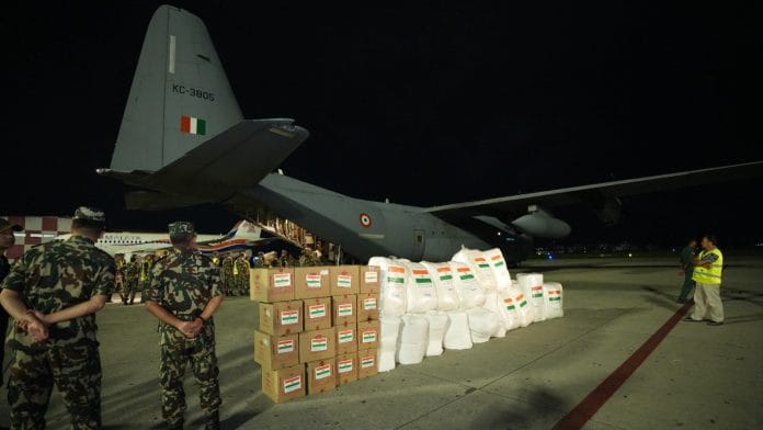 Third flight with assistance. Relief supplies and an 11-member medical and tunnel rescue team are now on the ground. | @DrSJaishankar/X