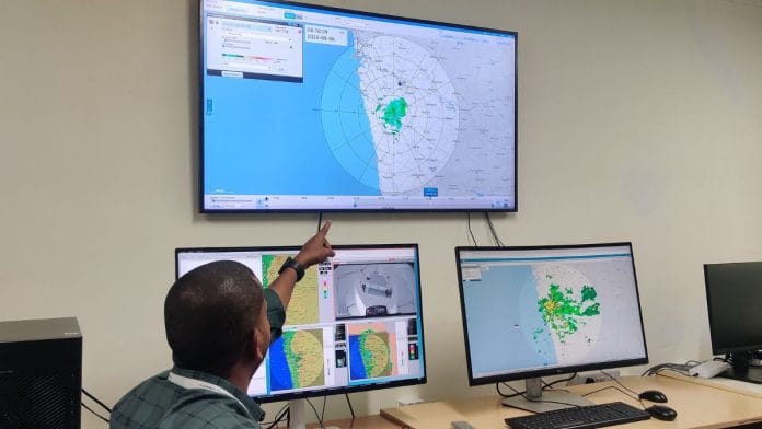 Live weather information from IITM Pune's stations across the country is transmitted directly to the institute's sensor rooms for analysis. Akanksha Mishra | ThePrint