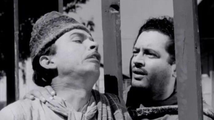 Johnny Walker and Guru Dutt in Pyaasa | YT