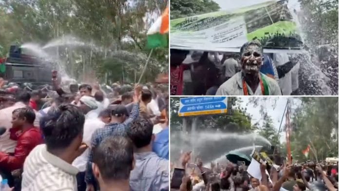 Students and job aspirants have been protesting in Ranchi over alleged irregularities in recruitment examinations | Source: X, Screengrab from videos