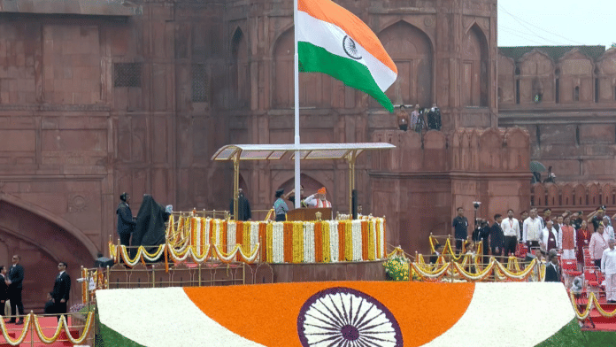 For the first time in history, India's national song Vande Mataram has been included in the official Independence Day ceremony | PMO via PTI
