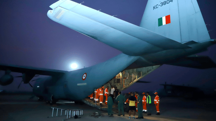 India has dispatched 10 tonnes of humanitarian assistance and essential medicines aboard an IAF C-130 aircraft | Source: Jaishankar/X