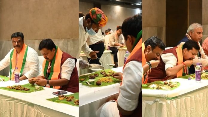 Still from video shared by BJP president Nitin Nabin | X @NitinNabin