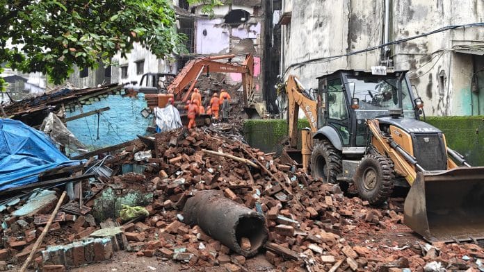 Site of Bhiwandi building collapse. | PTI