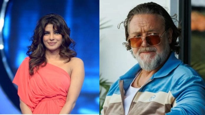 Priyanka Chopra and Russell Crowe will star in Bluefly.