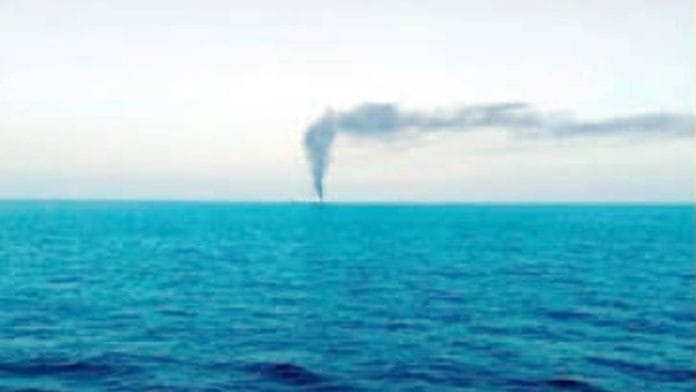 A commercial vessel under attack | Representational image | ANI
