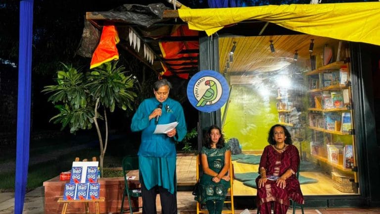 Bird, dog and the entire Tharoor family—Delhi attends a book launch like no other