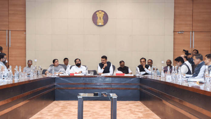 File photo of Maharashtra CM Devendra Fadnavis at a meeting of the Cabinet Committee on Infrastructure | X/@CMOMaharashtra