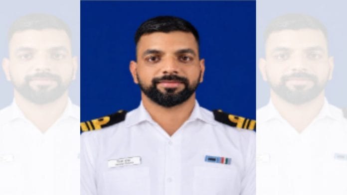 File photo of Shaurya Chakra awardee Lieutenant Commander Shivam Kumar | By special arrangement