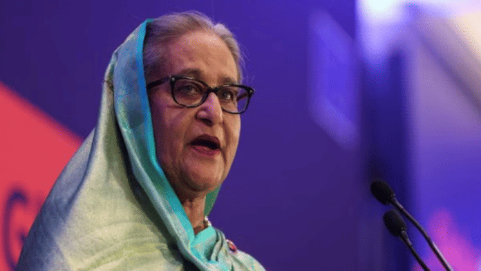 File photo of former Bangladesh PM Sheikh Hasina | Reuters