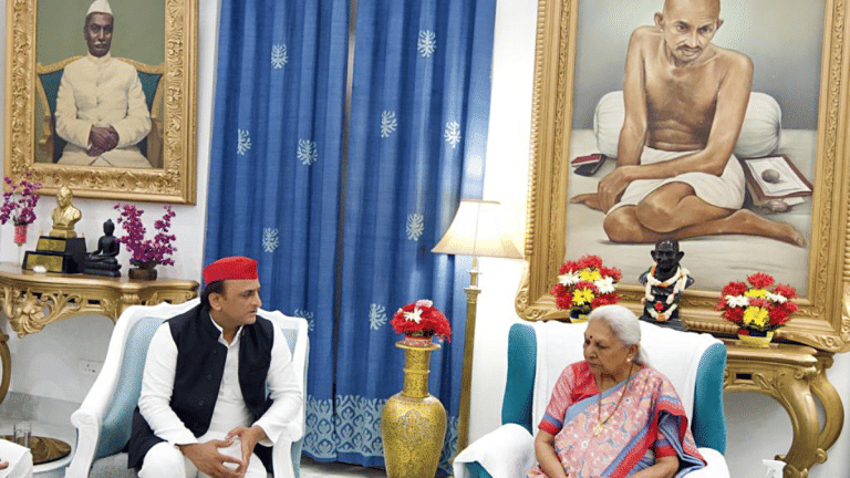 As UP Guv Anandiben flags lapses at university in Yogi’s Gorakhpur, Akhilesh takes swipe at BJP