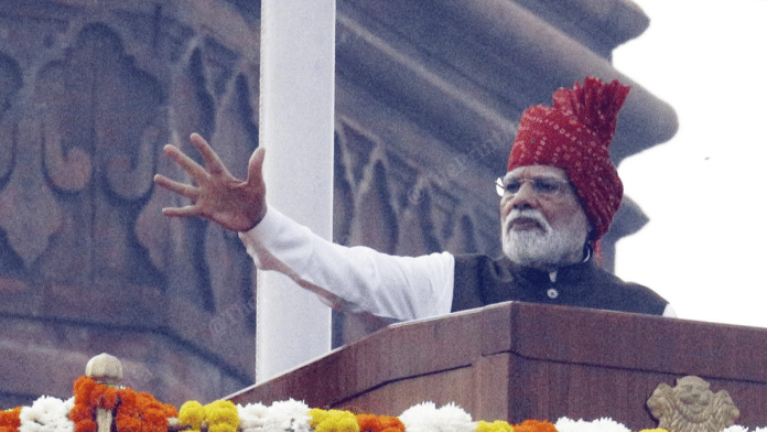 Prime Minister Narendra Modi’s outreach to the young generation, including Gen Z, was amply clear as he mentioned the words ‘youth’, ‘young’ and ‘younger’ 43 times | Praveen Jain | ThePrint