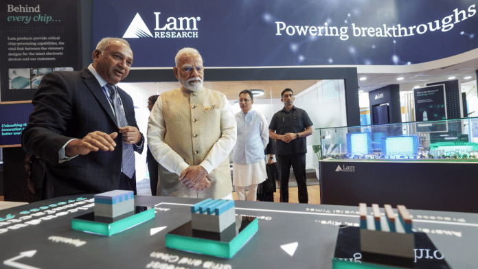 File photo of PM Narendra Modi at the fourth edition of the 'Semicon India' | DPR PMO