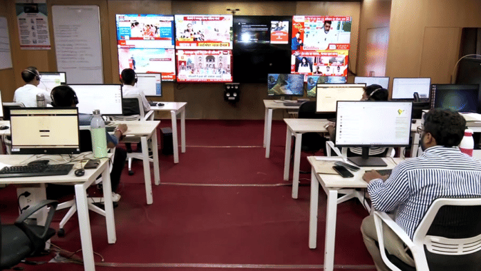 Control room employees monitor the situation in Nepal 24×7 in Lucknow | X/@DrSJaishankar