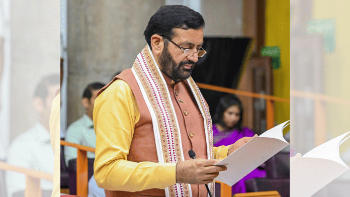 Haryana Chief Minister Nayab Singh Saini has a lot to ponder about the points mentioned by the Lokayukta in its 142-page annual report | File Photo: X/@cmohry