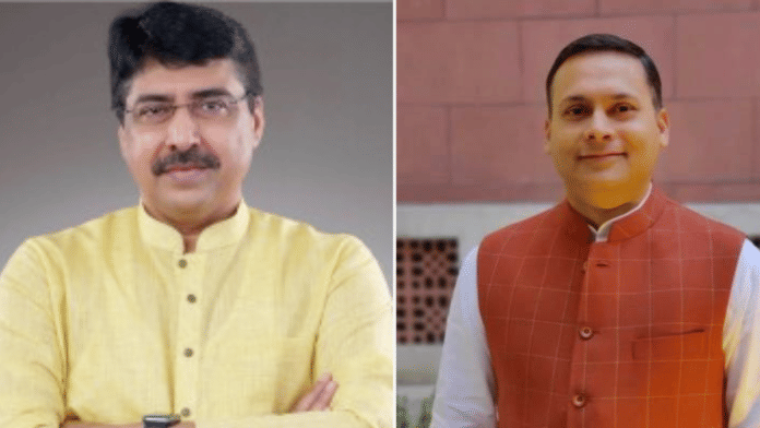 BJP replaces Amit Malviya (R) with Deepak Mhaskey as IT Cell chief | Linkedn / Deepak Mhaskey , X/@amitmalviya