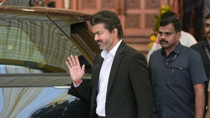 Representational | File photo of Tamil Nadu CM Vijay at Tamil Nadu House in New Delhi on 27 May, 2026 | Suraj Singh Bisht/ThePrint