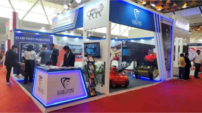 Club First Robotics, a Jaipur-based firm that builds robotic and artificial intelligence-enabled unmanned ground vehicles for the military | Source: clubfirst.org