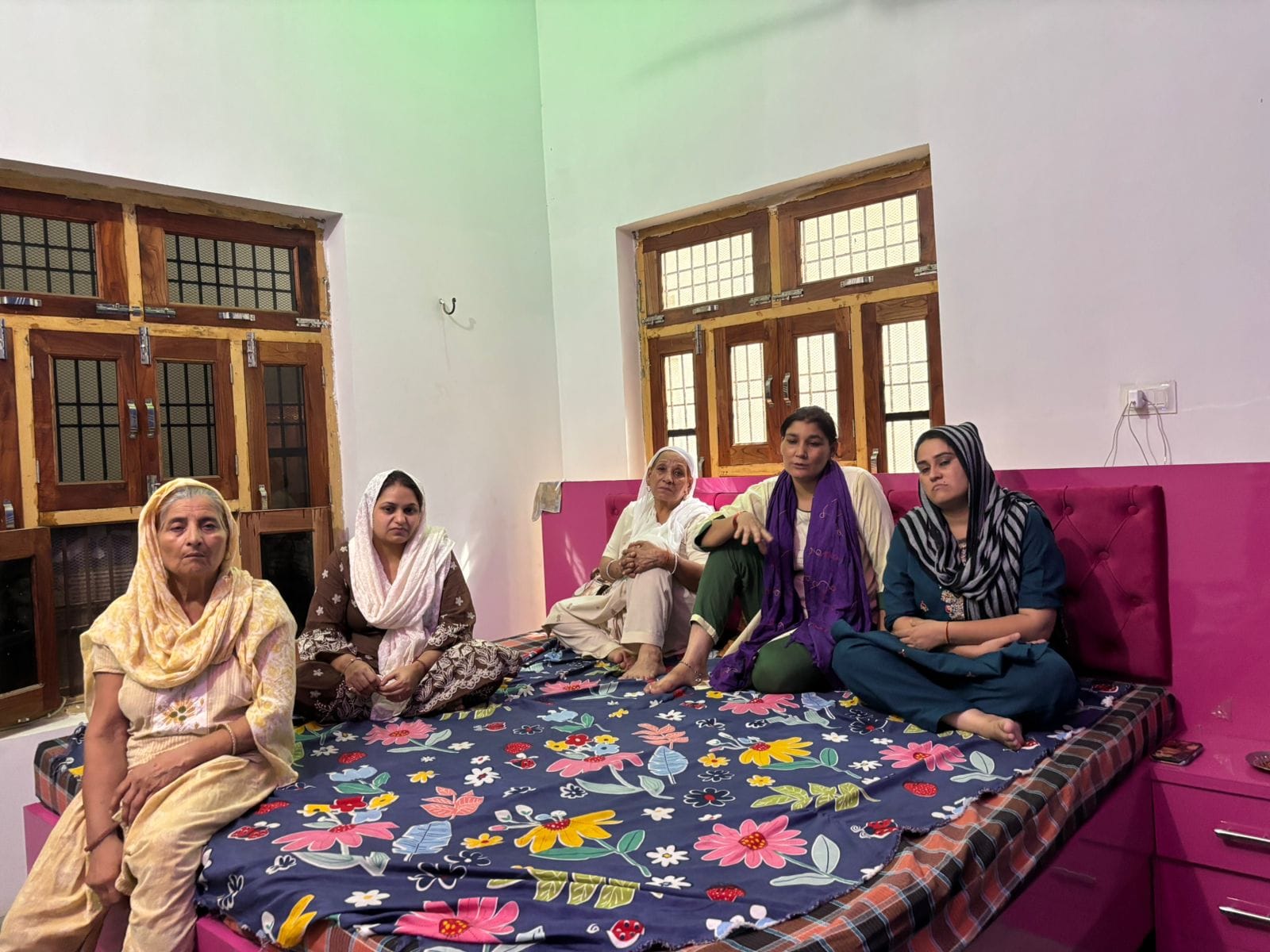 Relatives, neighbours console Ankit’s mother and wife at the family home in Shamli's Bantikhera village | Samridhi Tewari/ThePrint