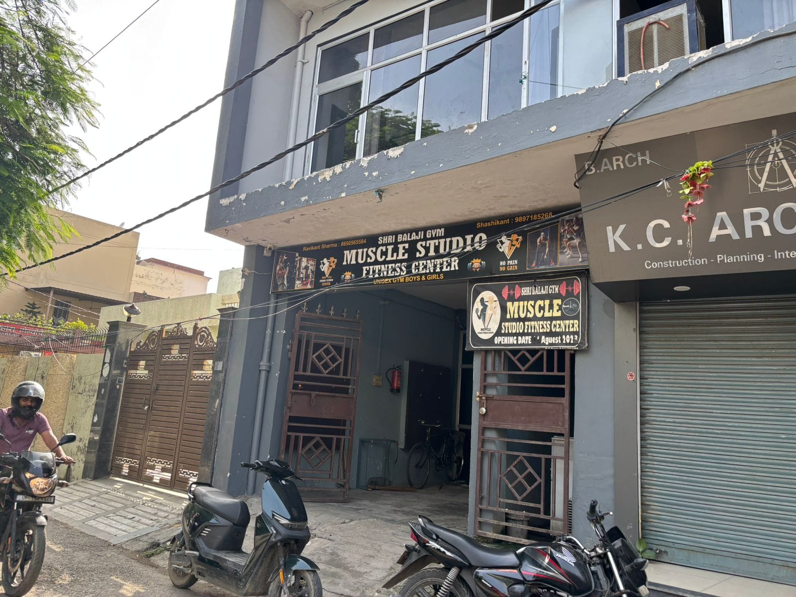 Gym in Shamli outside which Ankit Baliyan was attacked; he was a regular at the gym | Samridhi Tewari/ThePrint