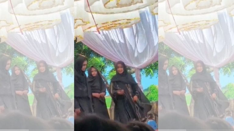 Hindu students in burqa dance to Bhojpuri songs in Gonda school. Probe on