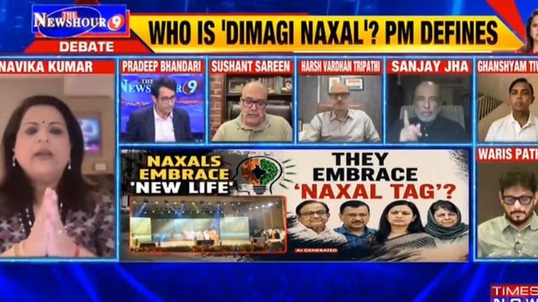 What TV media and newspapers saw in PM Modi’s Dimagi Naxal remark