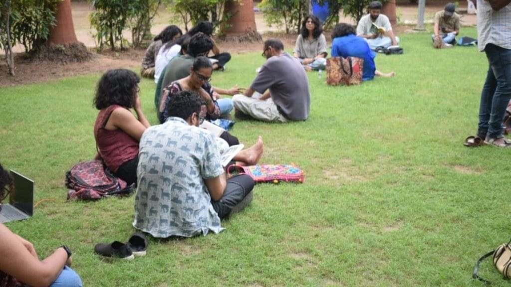 The participants had brought books in English and Gujarati, including works by Anne Frank, Malala, Bhagat Singh, Mahatma Gandhi and Arundhati Roy | By special arrangement