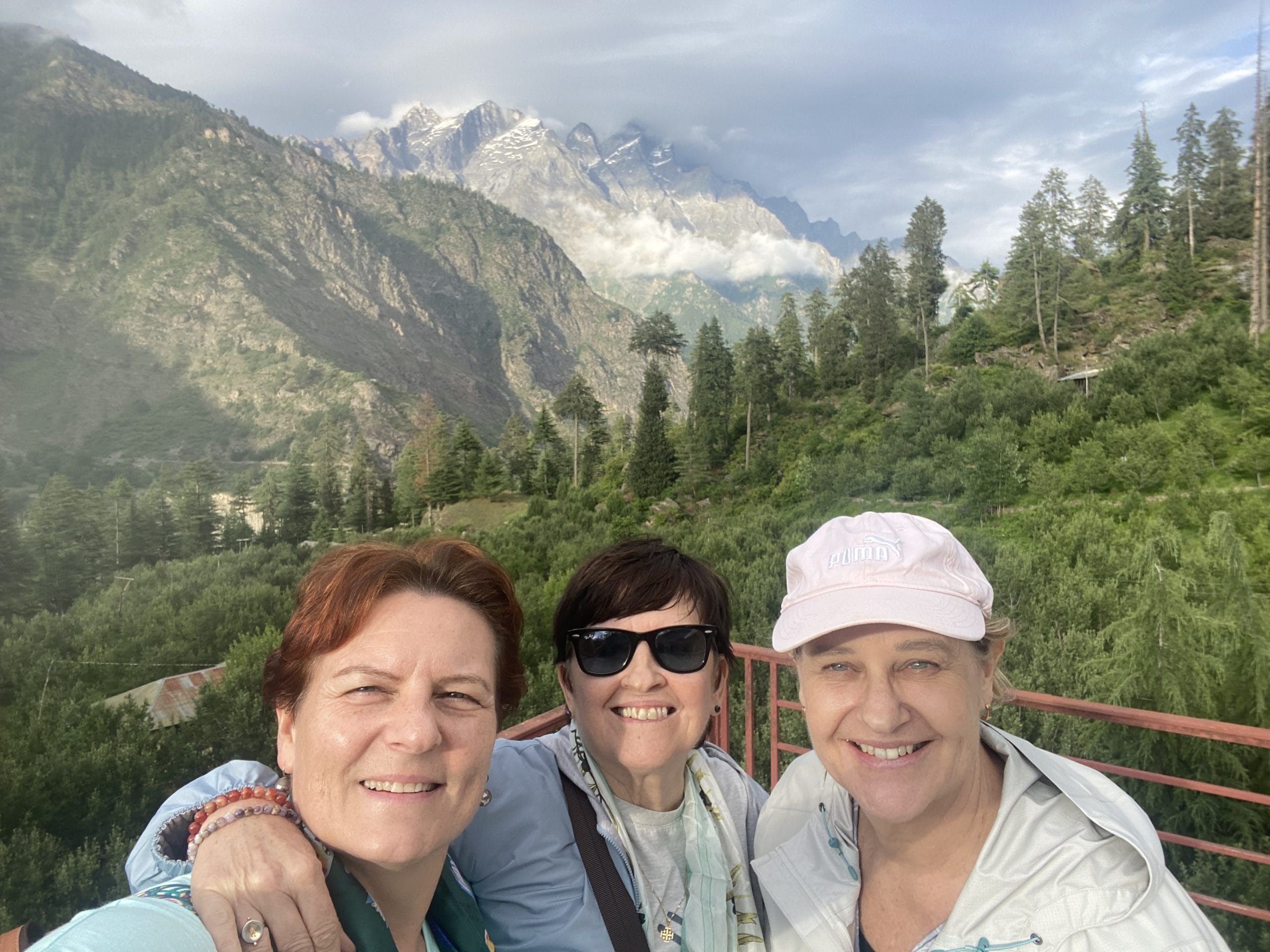 At Kinnaur Kailash peak in Himachal Pradesh, with colleagues Ms Eliška Žigova, Ambassador of Czech Republic, and Ms Andrea Wojnar, Country Representative, UNFPA India | Photo courtesy: Diana Mickevičienė
