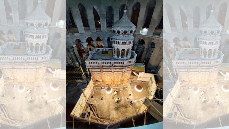 The real Jesus tomb? Excavation beneath Jerusalem’s Holy Sepulchre show clues matching Gospel