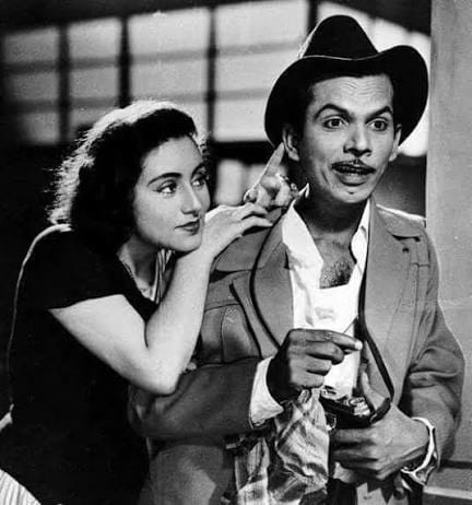 Yasmin and Johnny Walker in 'Jaane Kahan Mera Jigar Gaya Ji' | YT
