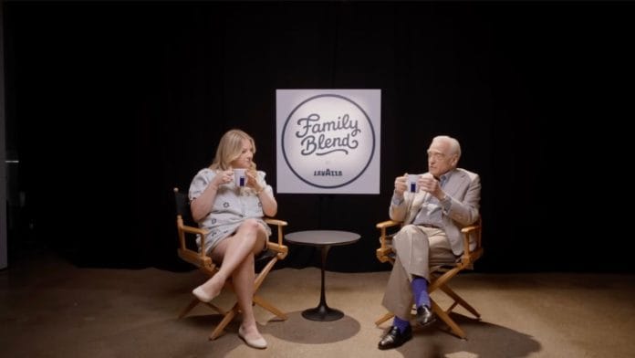 Martin Scorsese and Francesca Scorsese in a still from Lavazaa coffee coomercial | Photo: @lavazza | YouTube