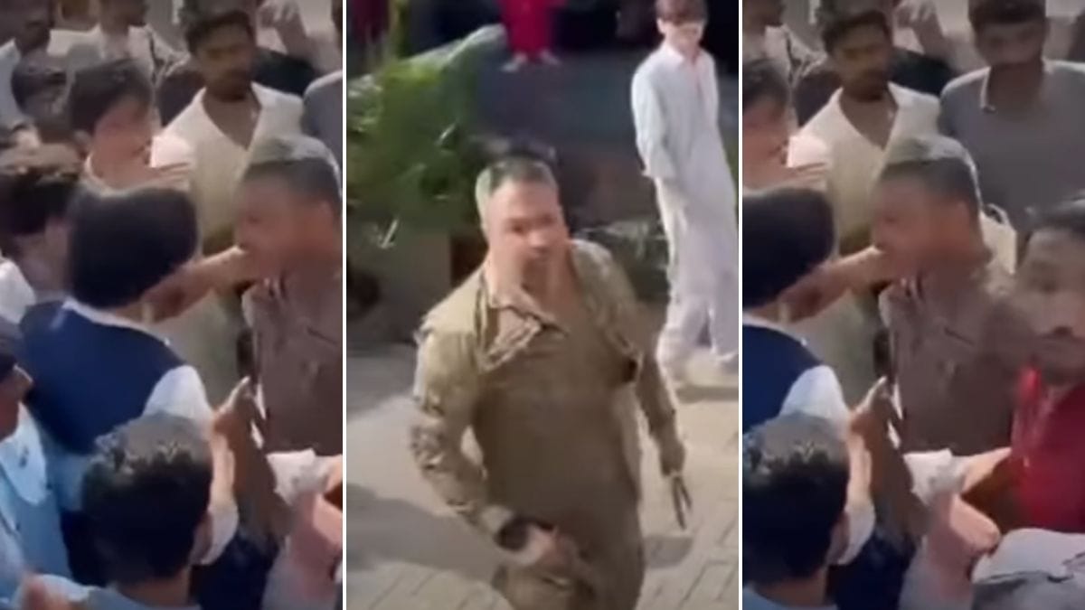 Pakistan Army officer fires gun at student protest. Is this how it is now, journalists ask