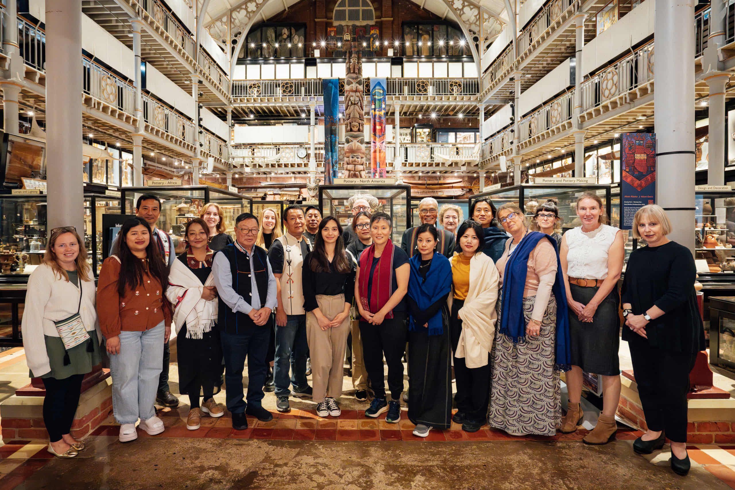 The Naga delegation was led by anthropologists Dolly Kikon and Arkotong Longkumer | Picture credit: Pitt Rivers Museum