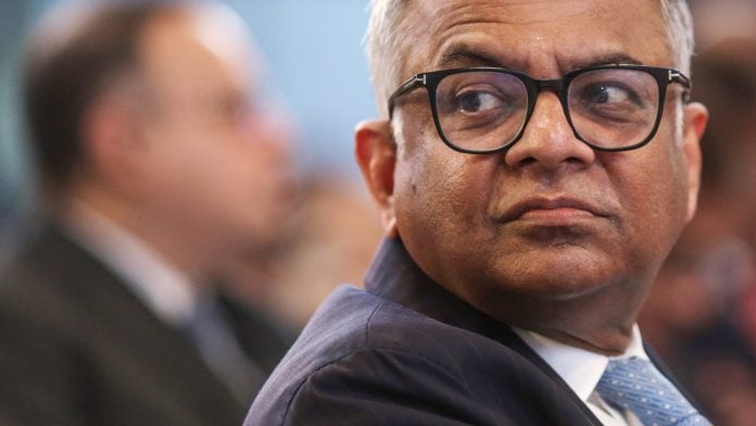 Natarajan Chandrasekaran | Photographer: Dhiraj Singh/Bloomberg