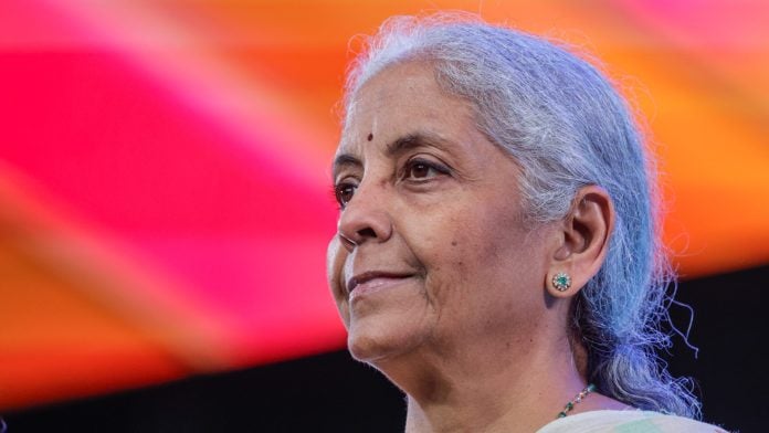 FM Nirmala Sitharaman | Bloomberg