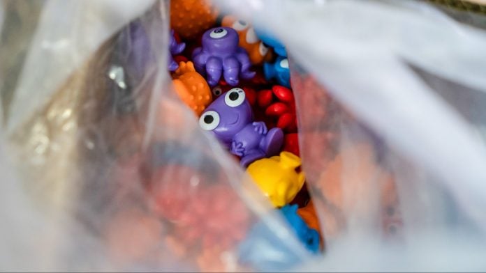Toys in a warehouse at a factory in Shenzhen. Photographer: Qilai Shen/Bloomberg