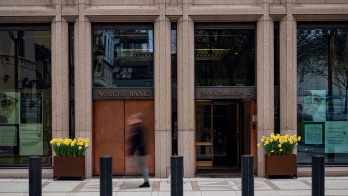 The headquarters of the Norges Bank Investment Management in Oslo. Photographer: Naina Helen Jama/Bloomberg