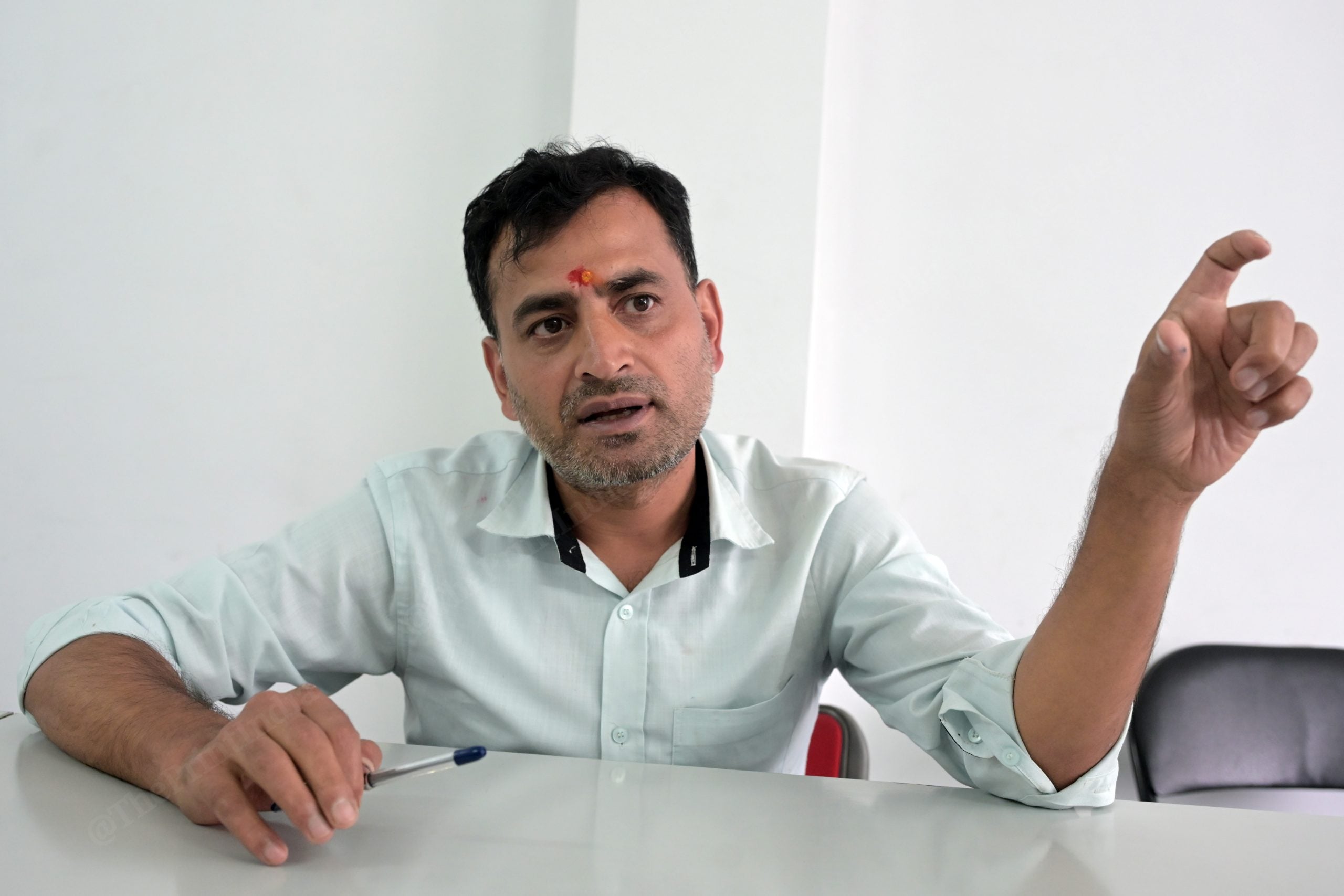 Arjun Paudel, a reporter at The Kathmandu Post, whose village Sole was washed away in the floods | Suraj Singh Bisht | ThePrint