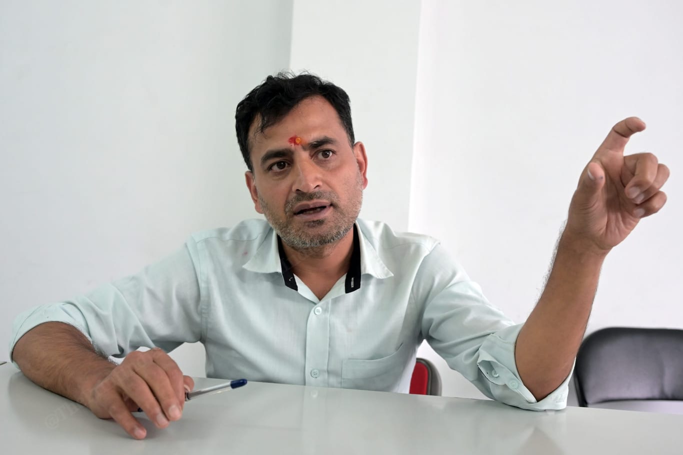 Arjun Paudel, a reporter at The Kathmandu Post, whose village Sole was washed away in the floods | Suraj Singh Bisht | ThePrint