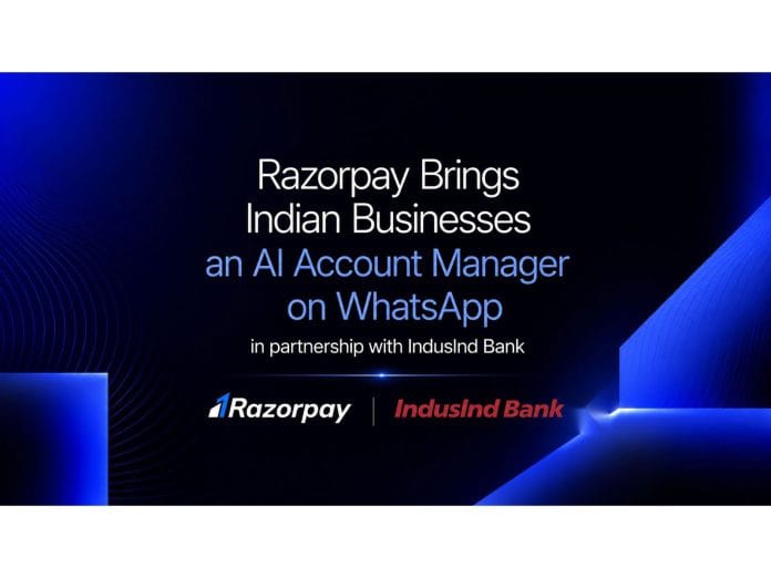 Razorpay Launches a Conversational AI Account Manager 'RAY' on WhatsApp For Businesses, in Partnership with IndusInd Bank