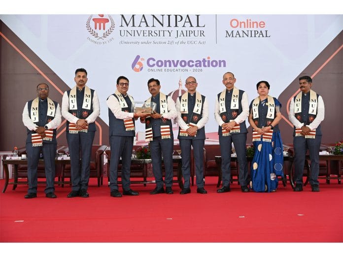 Manipal University Jaipur Online Programmes Celebrate Sixth Convocation; 5,655 Students Awarded Degrees