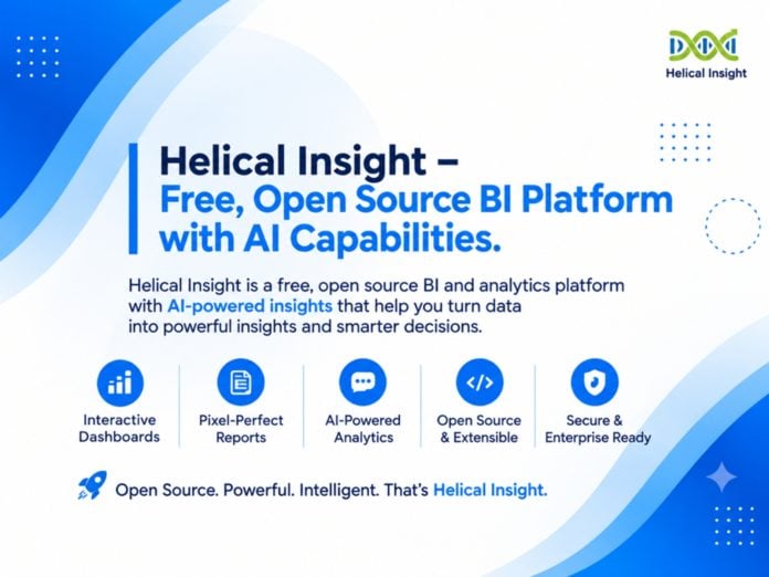Helical Insight Hits 1,000 GitHub Stars: Free Open Source BI with AI & Enterprise Features