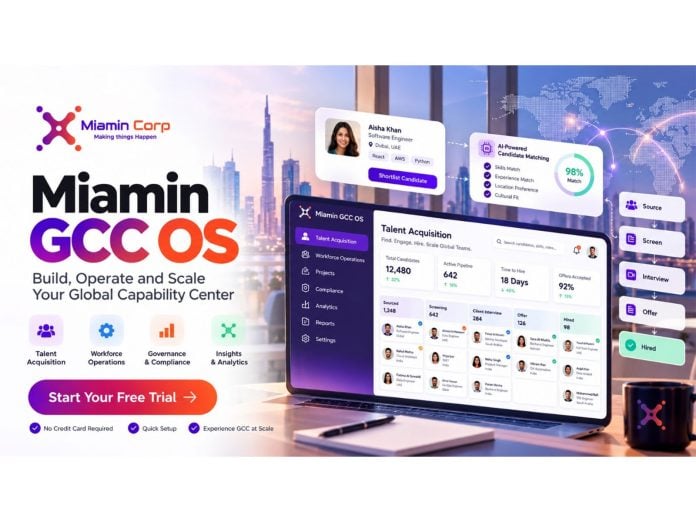 Miamin Systems to Launch GCC OS With Free Trial for Global Capability Center Ecosystem