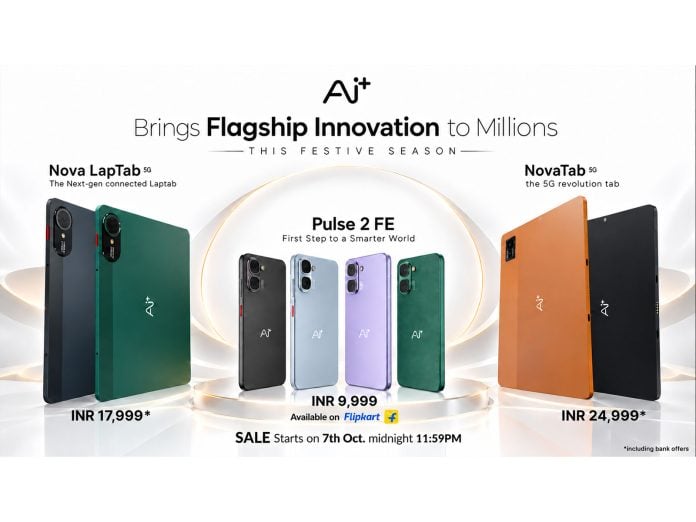 Ai+ Smartphone Brings Flagship Innovation to Millions This Festive Season with Pulse 2 FE, NovaTab and LapTab