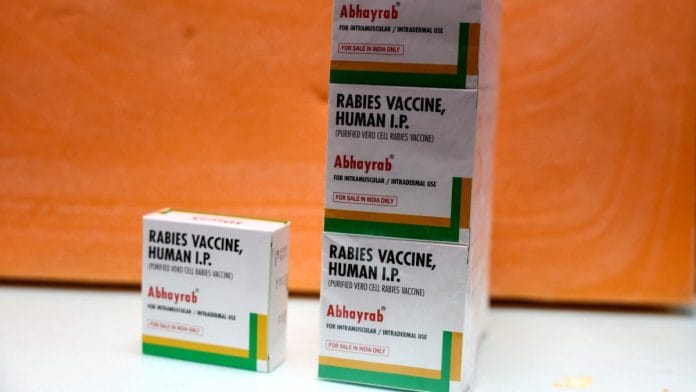 Representational | Boxes of Abhayrab rabies vaccine stored in a refrigerator at a government hospital in Ahmedabad, on 31 August, 2026 | Amit Dave/Reuters
