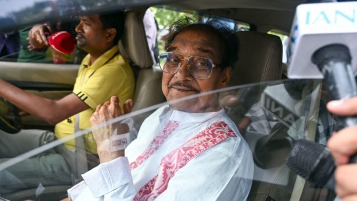 File photo of rebel TMC MP Arup Chakraborty at Union Minister Bhupendra Yadav's residence in New Delhi on 14 June, 2026 | Jitender Gupta/ANI