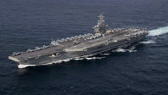 The USS Abraham Lincoln, a nuclear-powered US aircraft carrier, arrived near Pattaya, a resort city known for its nightlife and entertainment districts, after leaving its home base in San Diego in November last year | Wikimedia Commons