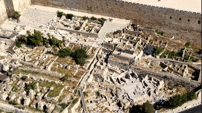 The newly discovered baths were later covered by a Byzantine residential quarter | Photo: Emil Sadikov | ThePrint